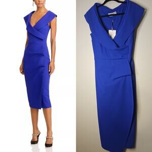 Chiara Boni La Petite Robe Draped Faux Wrap Dress – Exclusive